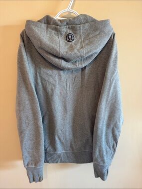 lululemon athletica Men's Heather Gray Scuba Zip-Up Hoodie